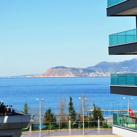 Luxury Apt In Konak Seaside Homes With A Sea Front View And A Private Beach Apartmán Kargicak (Alanya)